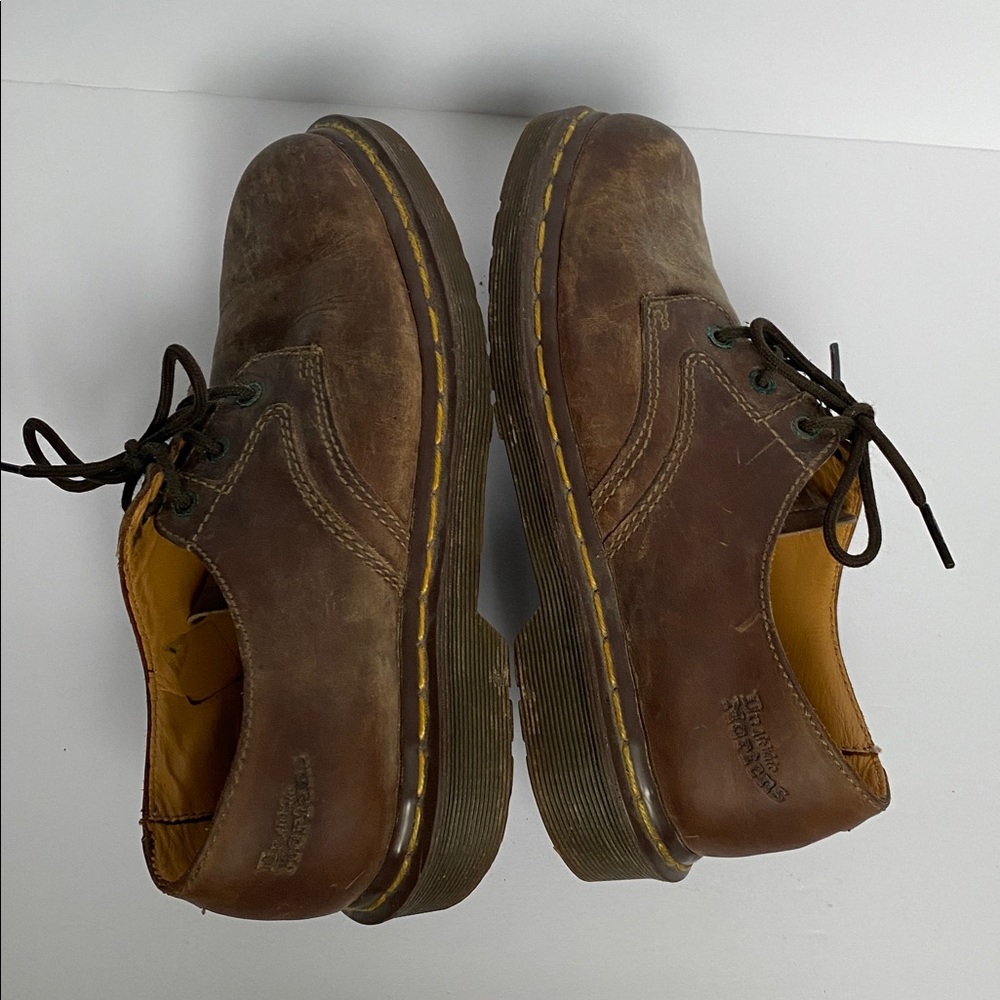 Dr. Martens Brown Leather Derbys-unisex size 5 - Picture 5 of 10